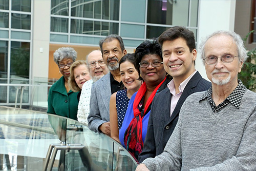 Group photo of ADAPTABLE Study researchers outdoors