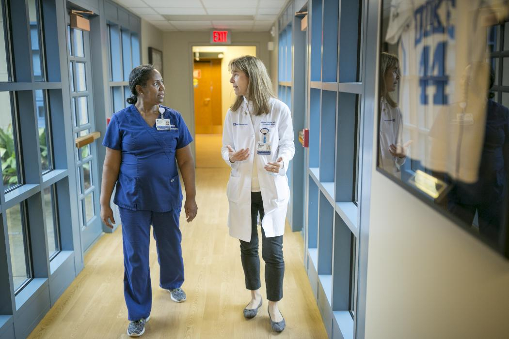 Clinicians in the Duke University School of Medicine. Credit: Duke Photography
