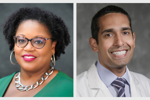 Keisha Bentley-Edwards, PhD, and Senthil Selvaraj, MD