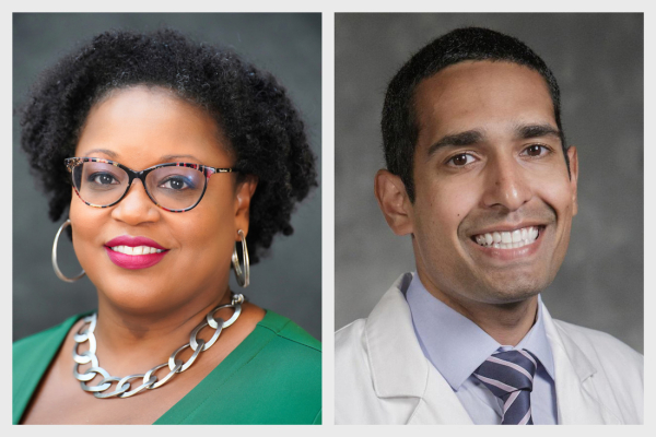Keisha Bentley-Edwards, PhD, and Senthil Selvaraj, MD