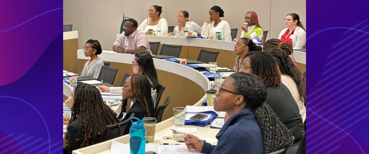 Student attendees in classroom.