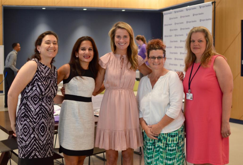 Dr. Svati Shah and staff at the Project Baseline celebration