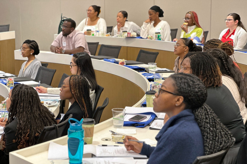 Photo of HBCU students attending Duke Neurosciences Career Day.