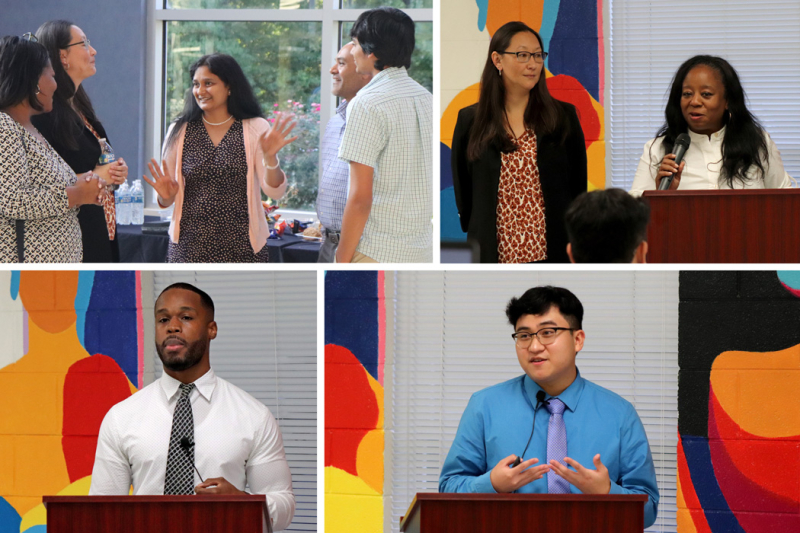 Photo collage of Clinical Research Equity Scholars program scholars and leaders.