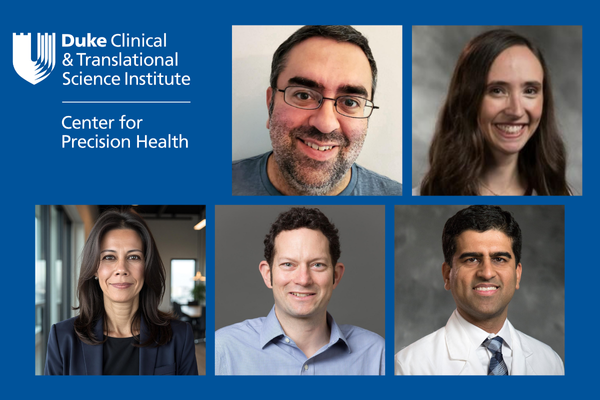 Headshots of the Center for Precision Health grant winners