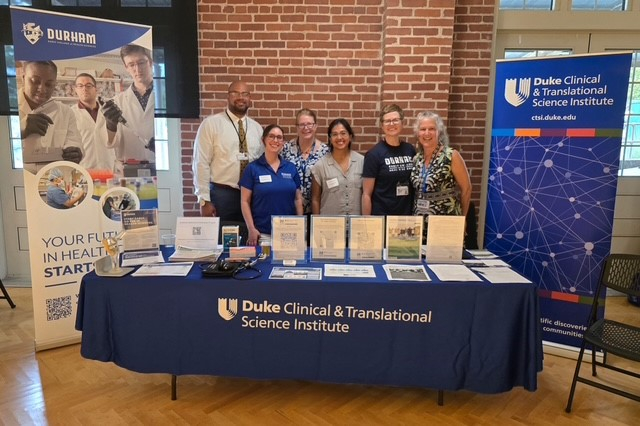Members of the CTSI team at a community event