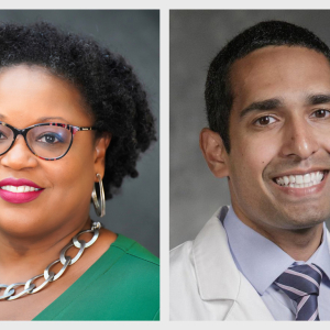 Keisha Bentley-Edwards, PhD, and Senthil Selvaraj, MD
